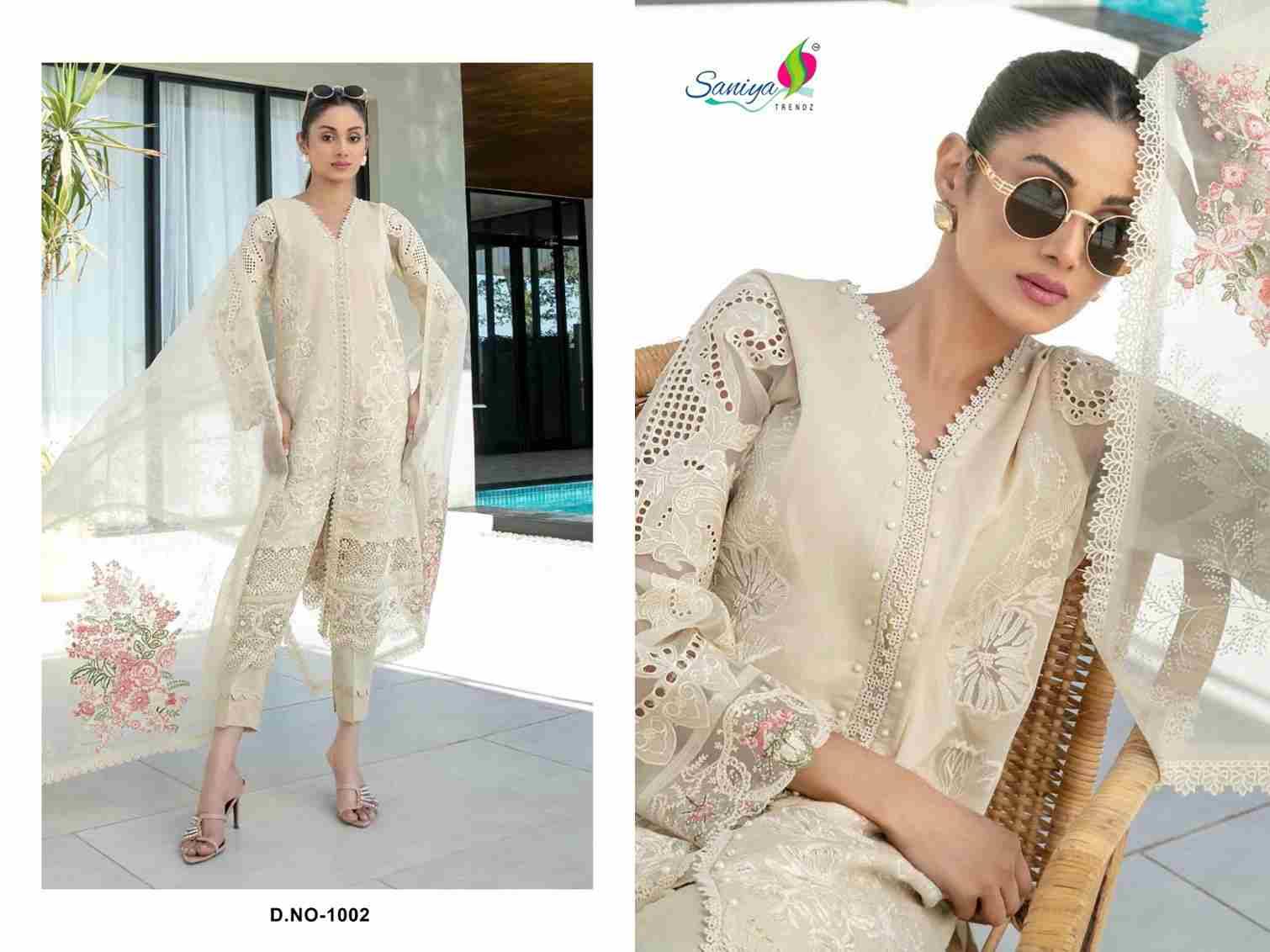 Tawakkal Nx Vol-1 By Saniya Trendz 1001 To 1003 Series Beautiful Stylish Pakistani Suits Fancy Colorful Casual Wear & Ethnic Wear & Ready To Wear Pure Cotton Embroidery Dresses At Wholesale Price