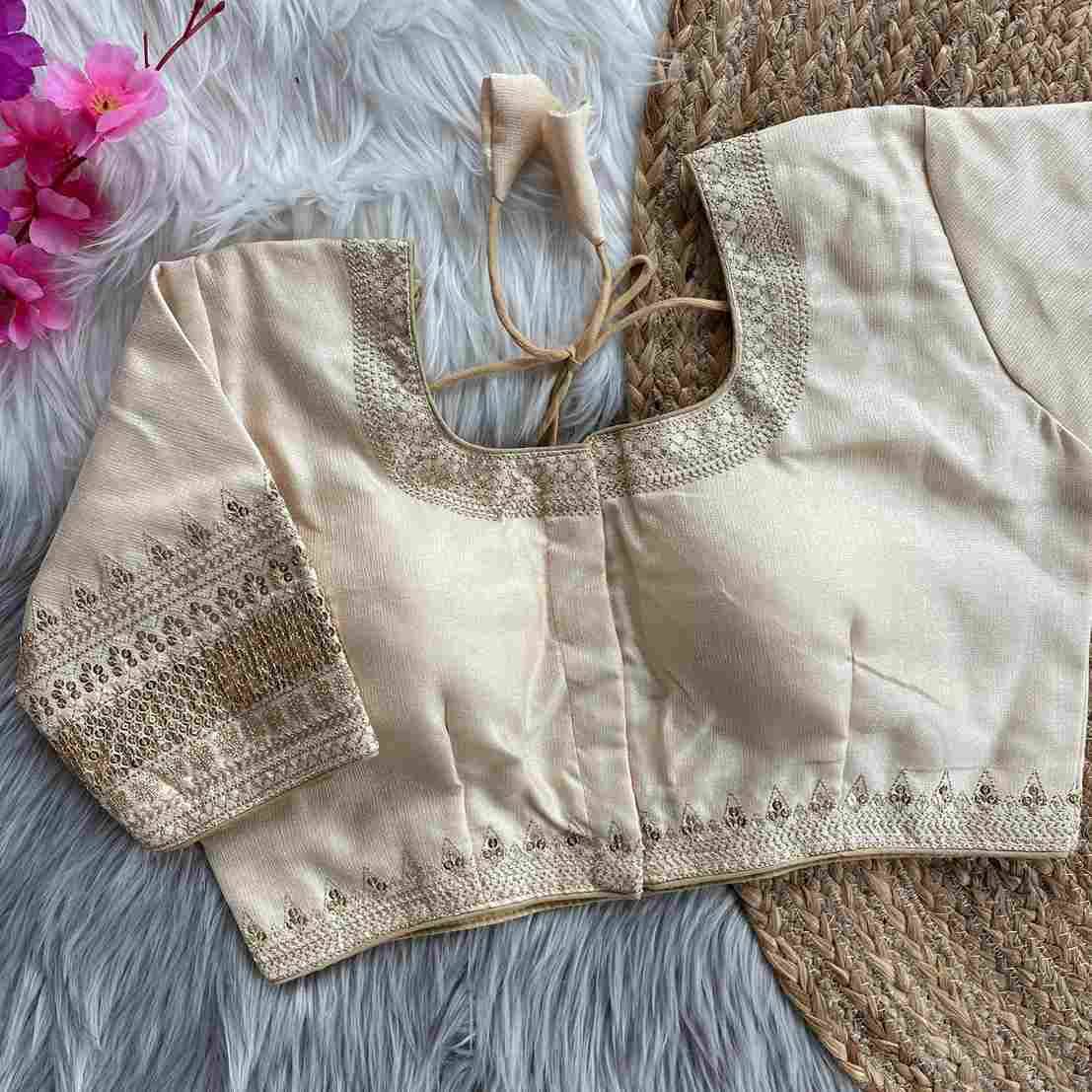 Kb-trisul By Fashid Whoesale 01 To 10 Series Designer Beautiful Collection Occasional Wear & Party Wear Heavy Milan Silk Blouse At Wholesale Price