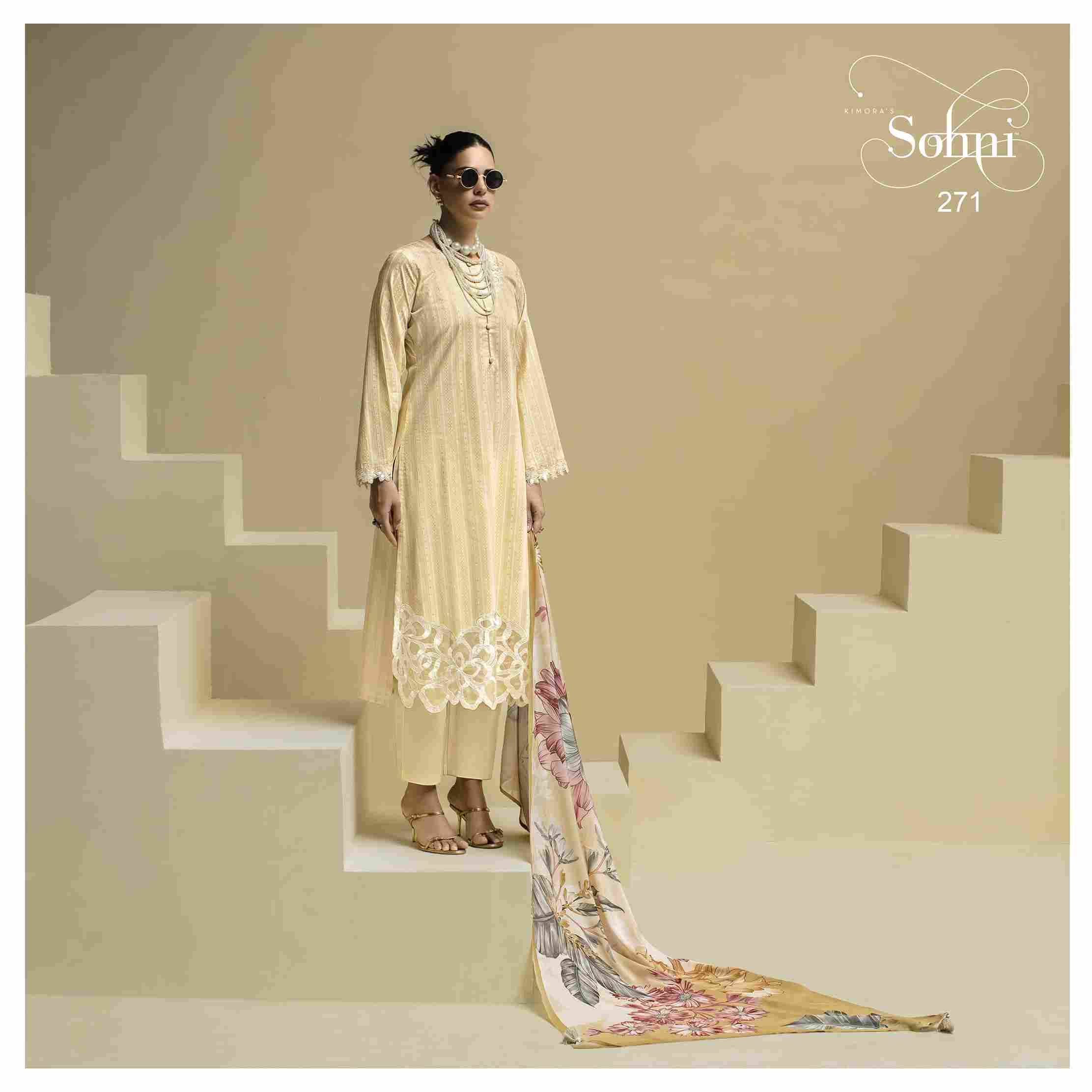 Ornet By Sohni 271 To 274 Series Beautiful Suits Colorful Stylish Fancy Casual Wear & Ethnic Wear Pure Cotton Lawn Embroidery Dresses At Wholesale Price