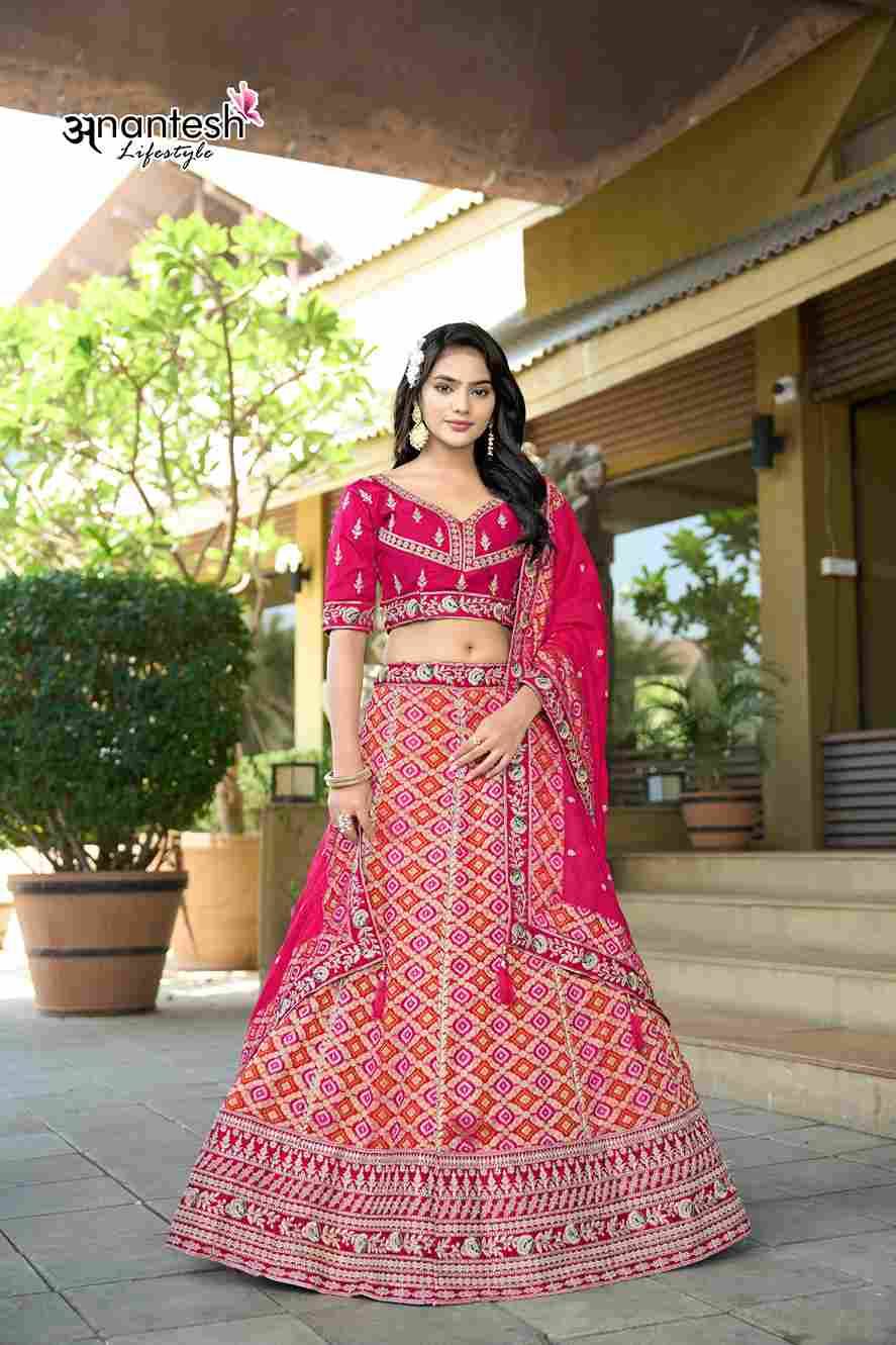 Occations Vol-11 By Anantesh 5041 To 5046 Series Beautiful Colorful Fancy Wedding Collection Occasional Wear & Party Wear Viscose Silk/Jacquard Lehengas At Wholesale Price