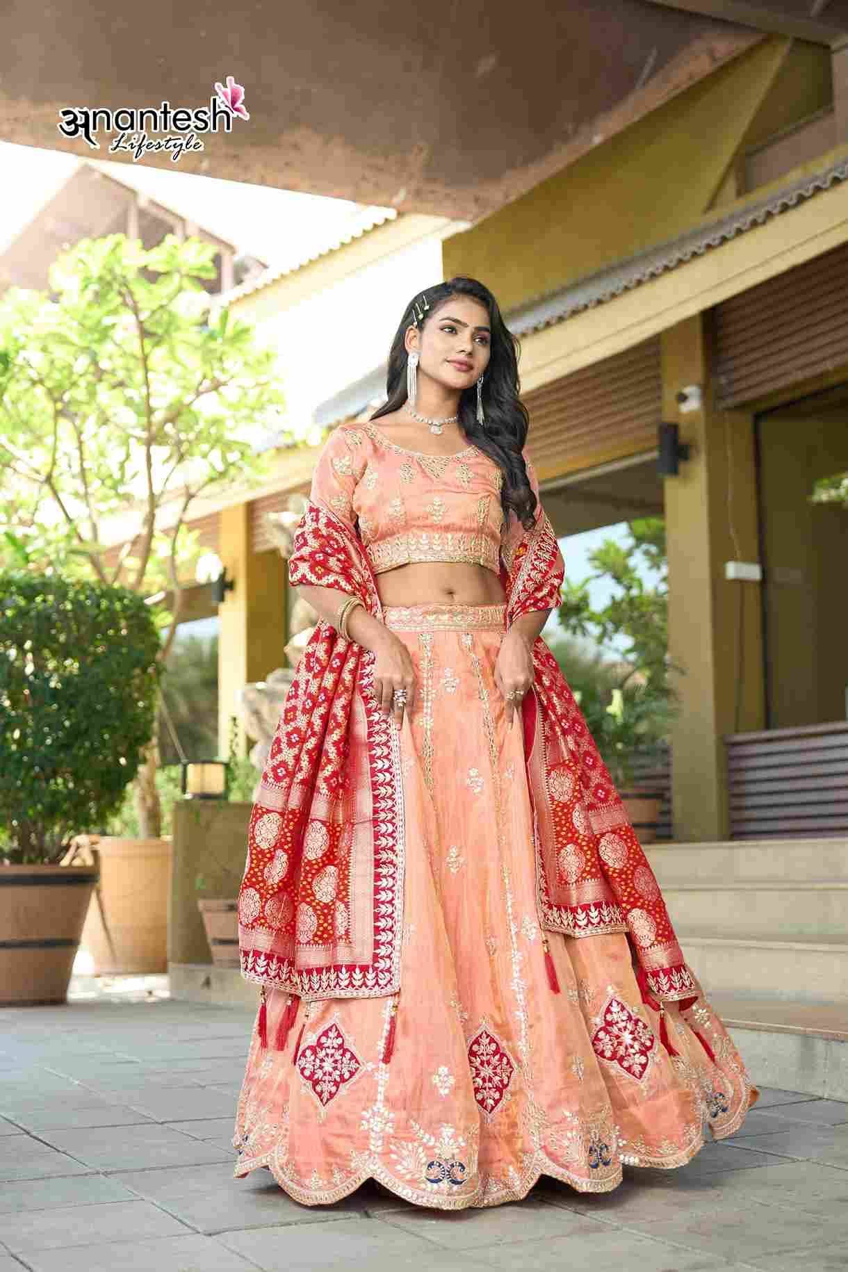Occations Vol-11 By Anantesh 5041 To 5046 Series Beautiful Colorful Fancy Wedding Collection Occasional Wear & Party Wear Viscose Silk/Jacquard Lehengas At Wholesale Price