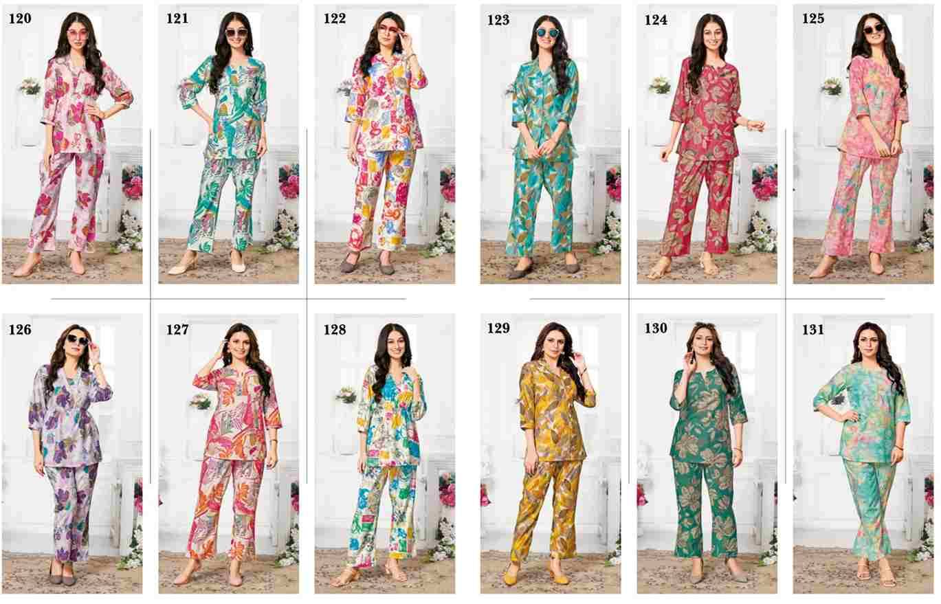 Jewal Vol-2 By Ganpati Cotton Suit 120 To 131 Series Designer Stylish Fancy Colorful Beautiful Party Wear & Ethnic Wear Collection Vertican Co-Ord At Wholesale Price