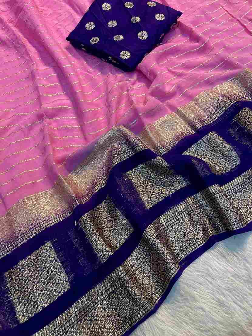 Akshi By Fashid Wholesale 01 To 07 Series Indian Traditional Wear Collection Beautiful Stylish Fancy Colorful Party Wear & Occasional Wear Viscose Georgette Sarees At Wholesale Price