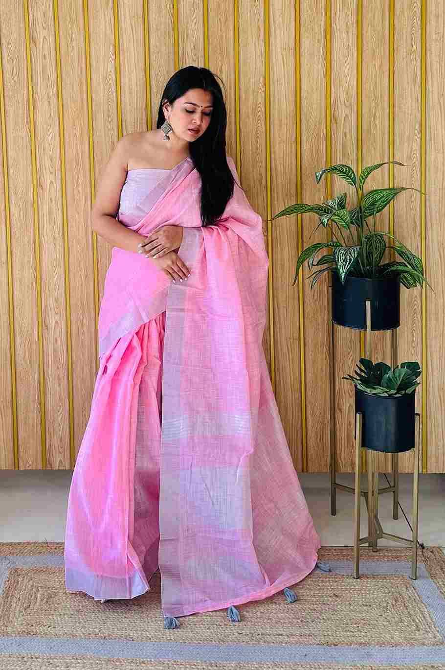 Vaidehi By Fashid Wholesale 01 To 06 Series Indian Traditional Wear Collection Beautiful Stylish Fancy Colorful Party Wear & Occasional Wear Linen Cotton Sarees At Wholesale Price