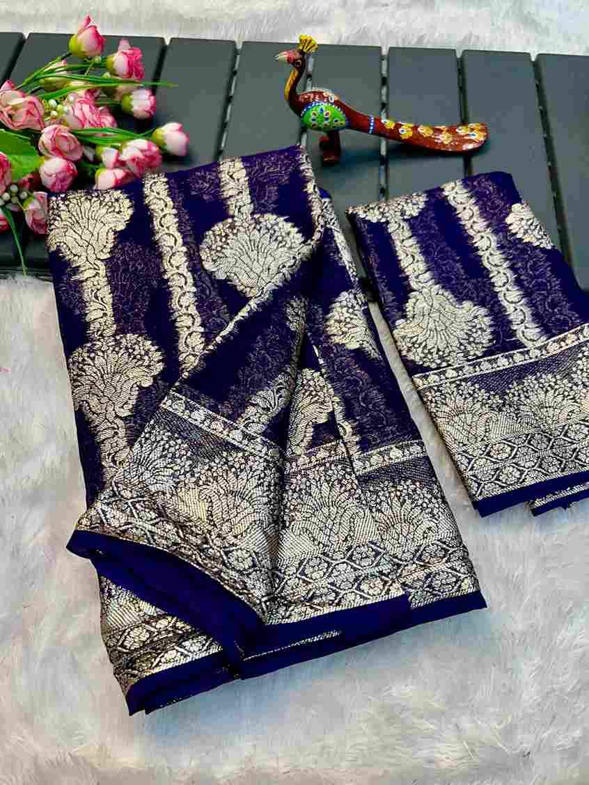 Jhumka By Fashid Wholesale 01 To 09 Series Indian Traditional Wear Collection Beautiful Stylish Fancy Colorful Party Wear & Occasional Wear Viscose Georgette Sarees At Wholesale Price
