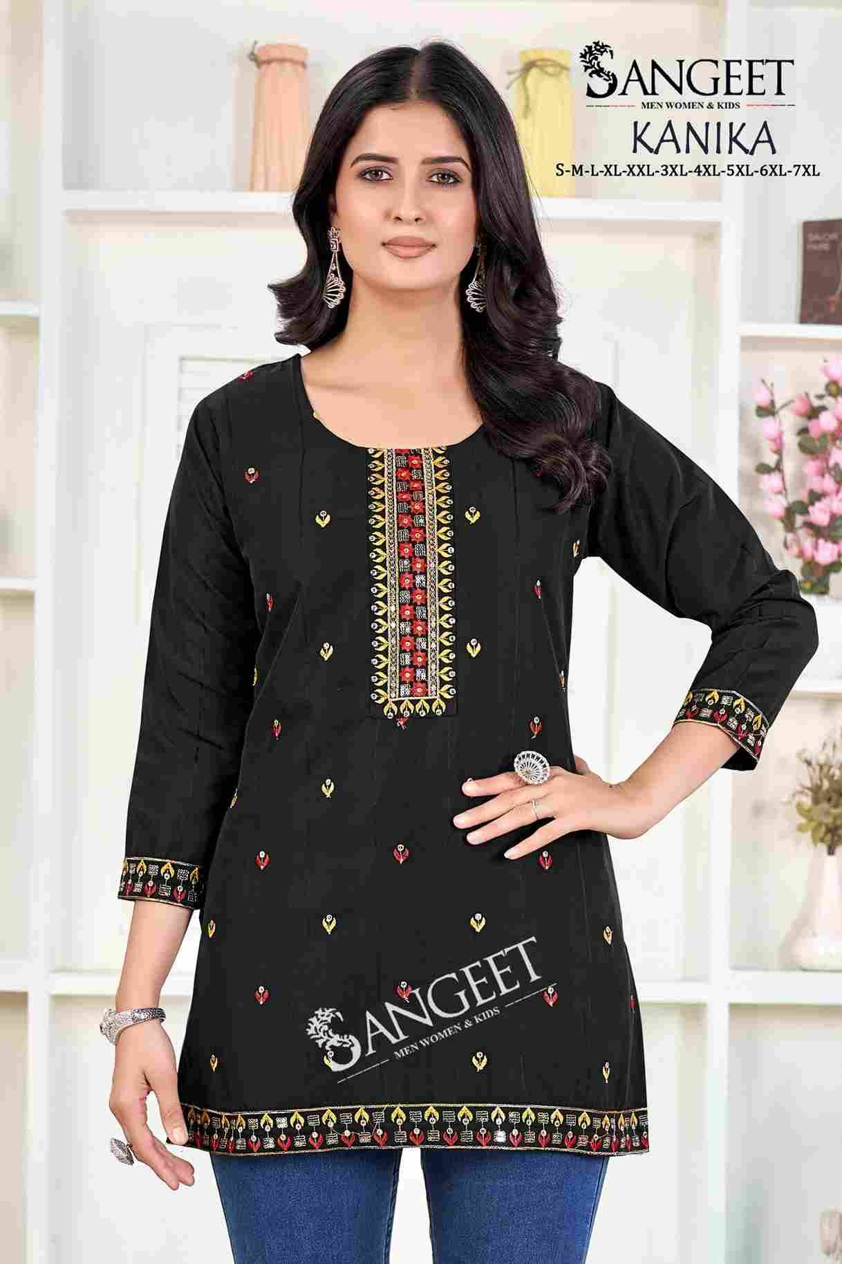 Kanika By Sangeet 1001 To 1008 Series Designer Stylish Fancy Colorful Beautiful Party Wear & Ethnic Wear Collection Heavy Rayon Kurtis At Wholesale Price