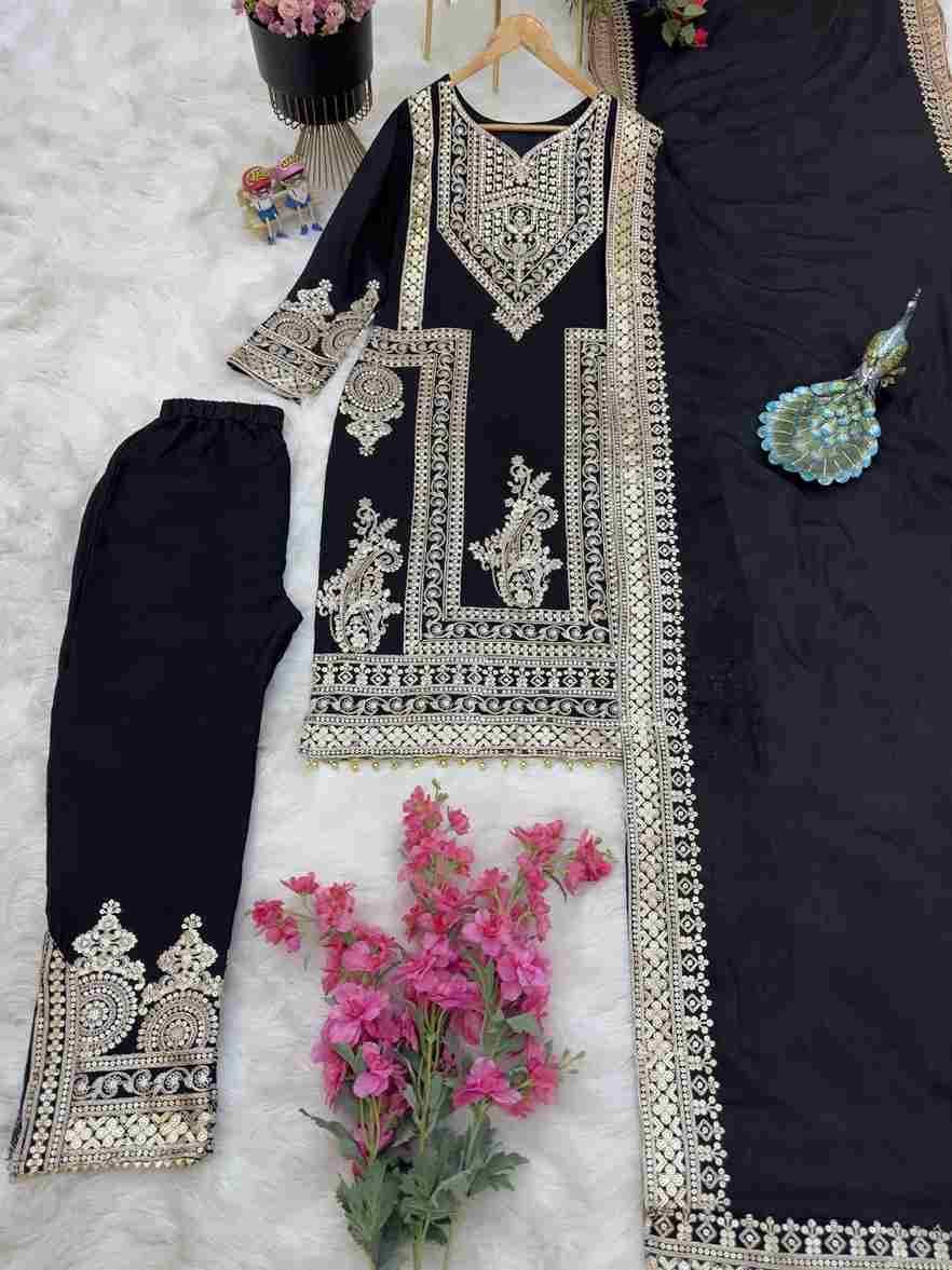 Zs-8996 By Fashid Wholesale 01 To 02 Series Beautiful Colorful Fancy Wedding Collection Occasional Wear & Party Wear Chinnon Silk Dresses At Wholesale Price