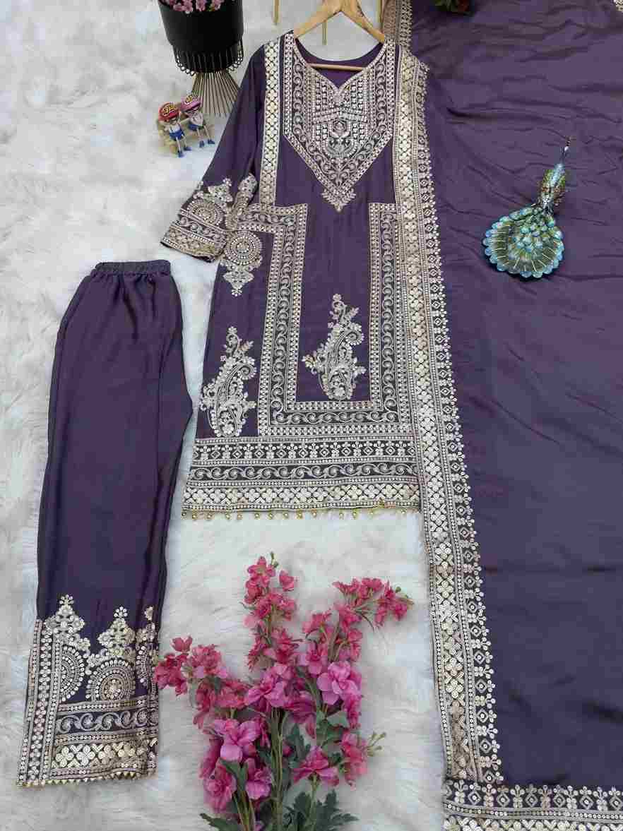 Zs-8996 By Fashid Wholesale 01 To 02 Series Beautiful Colorful Fancy Wedding Collection Occasional Wear & Party Wear Chinnon Silk Dresses At Wholesale Price