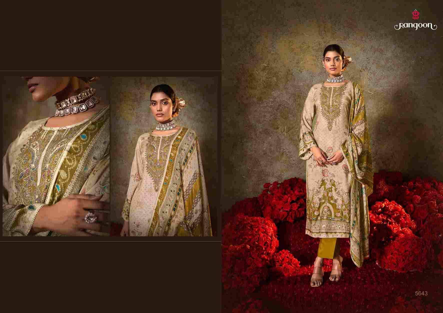 Siddhi By Rangoon 5641 To 5644 Series Beautiful Festive Suits Colorful Stylish Fancy Casual Wear & Ethnic Wear Pure Muslin Dresses At Wholesale Price
