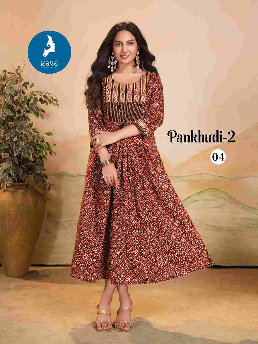 Pankhudi Vol-2 By Kaya 01 To 06 Series Designer Stylish Fancy Colorful Beautiful Party Wear & Ethnic Wear Collection Heavy Cotton Kurtis At Wholesale Price