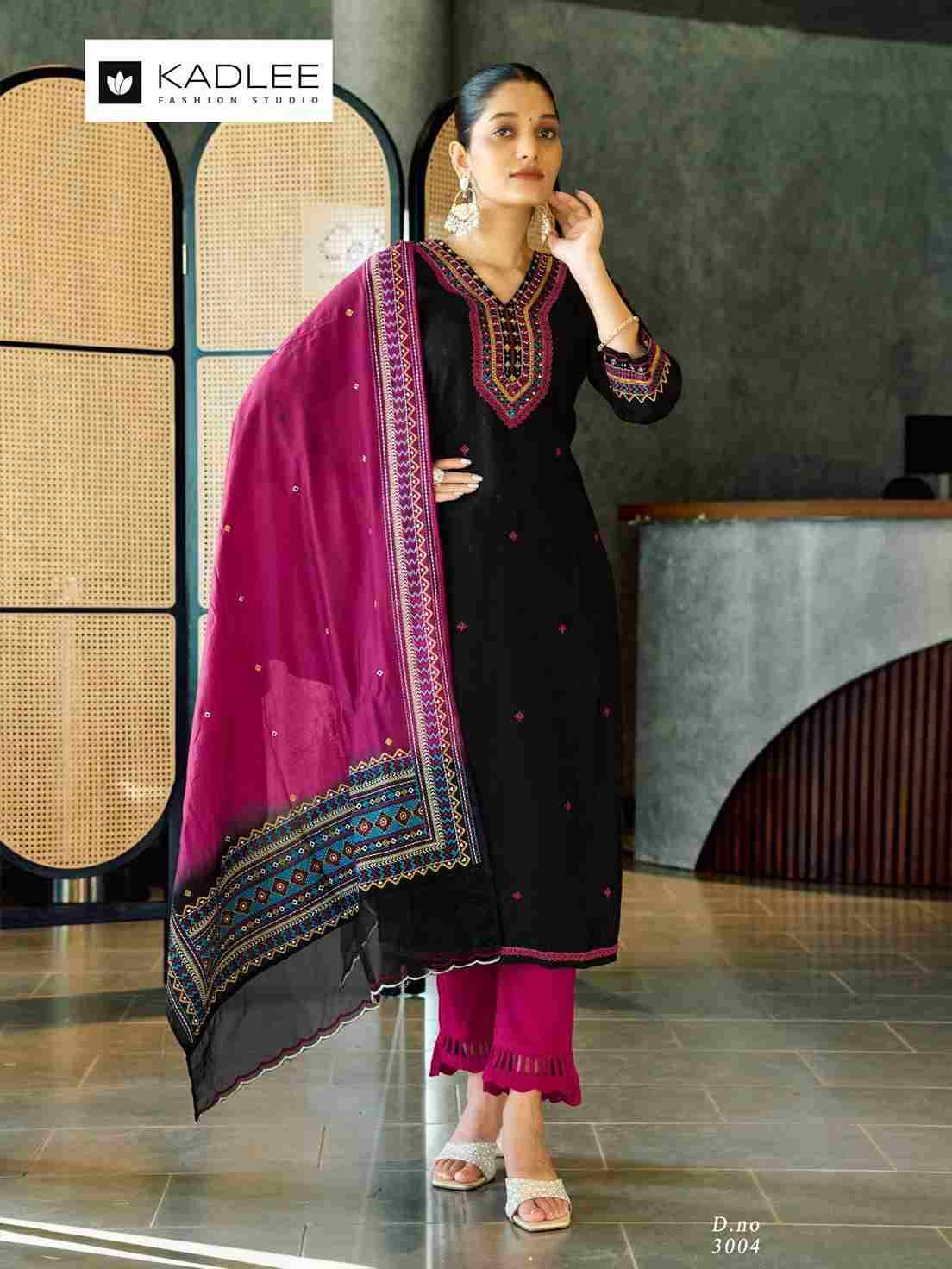 Vardan By Kadlee 3001 To 3004 Series Beautiful Festive Suits Colorful Stylish Fancy Casual Wear & Ethnic Wear Viscose Dresses At Wholesale Price
