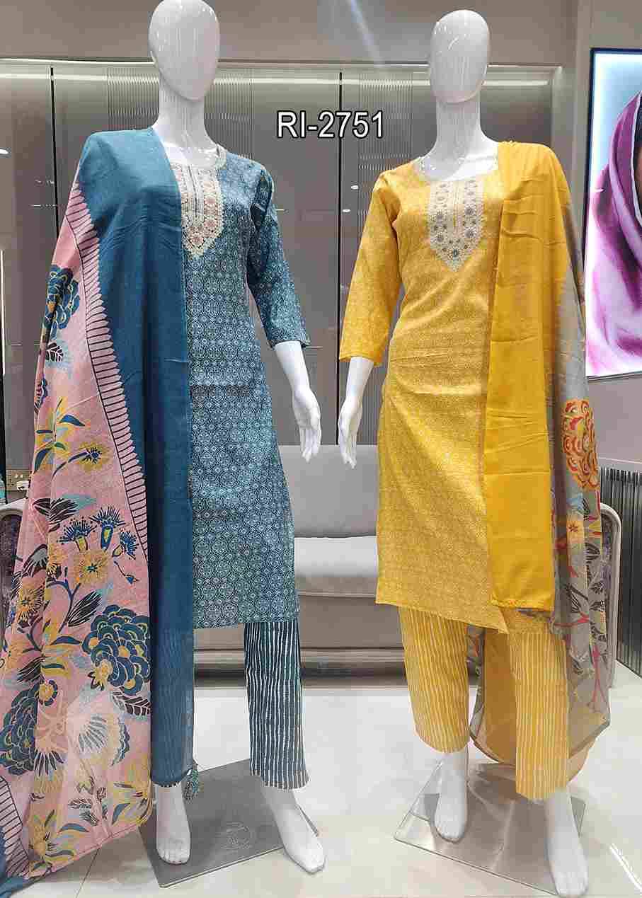 Combo By Fashid Wholesale Beautiful Festive Colorful Fancy Wedding Collection Occasional Wear & Party Wear Cotton Slub Dresses At Wholesale Price