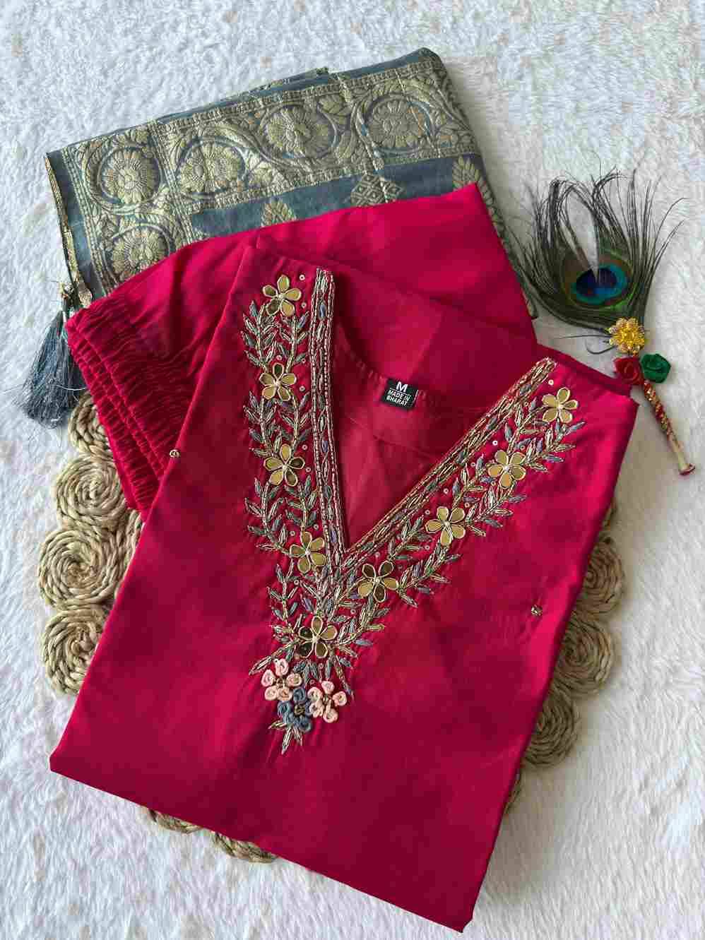 Kr-361 By Fashid Wholesale 01 To 03 Series Designer Festive Suits Collection Beautiful Stylish Fancy Colorful Party Wear & Occasional Wear Roman Silk Kurti With Pent At Wholesale Price
