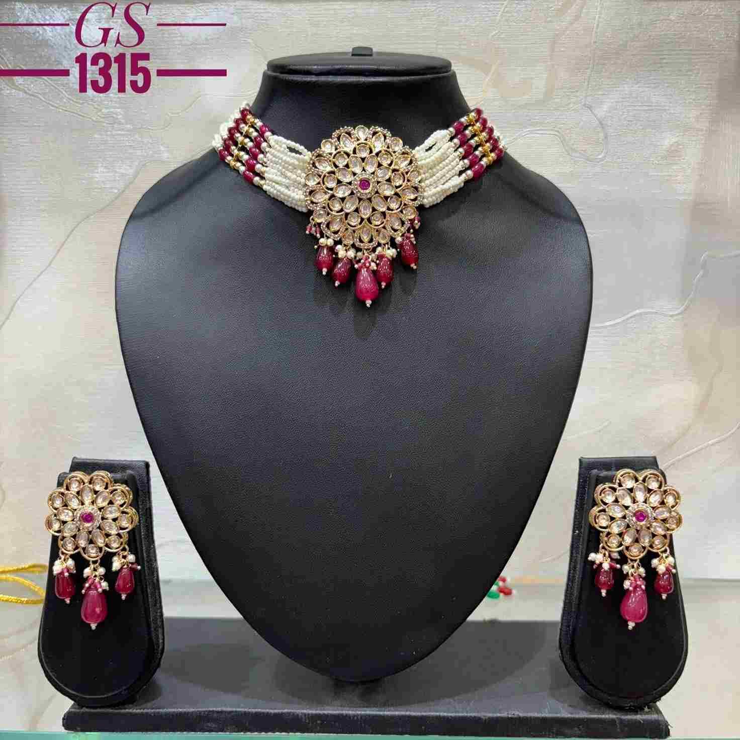 GS-1315 Vol-2 By Fashid Wholesale 01 To 05 Series Traditional Artificial Jewellery For Indian Attire At Exclusive Range.