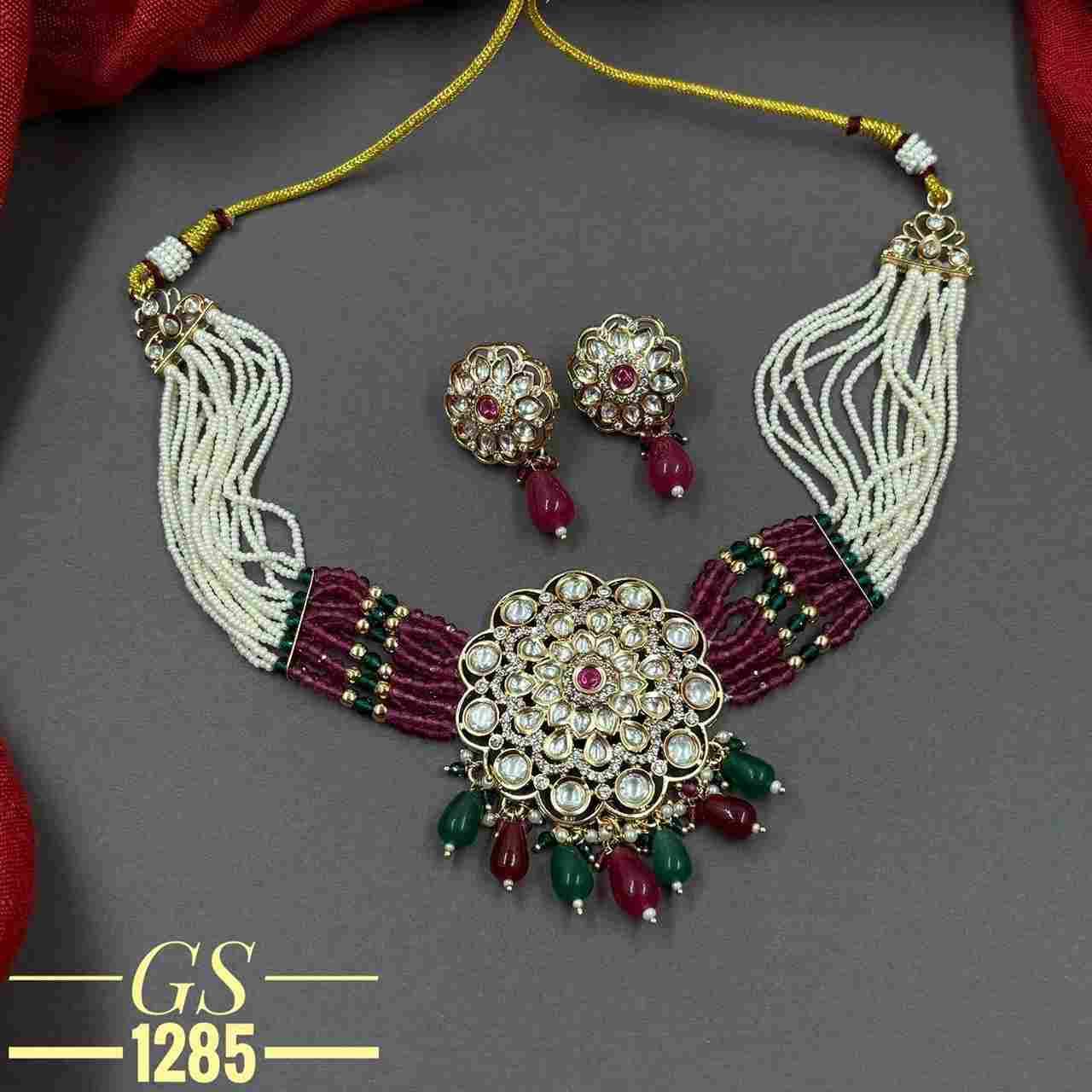 Gs-1285 By Fashid Wholesale 01 To 06 Series Traditional Artificial Jewellery For Indian Attire At Exclusive Range.