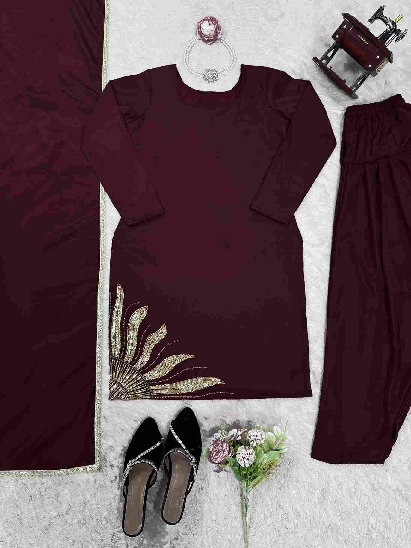 R-5871 By Fashid Wholesale Beautiful Stylish Fancy Colorful Casual Wear & Ethnic Wear Crepe Silk Dresses At Wholesale Price