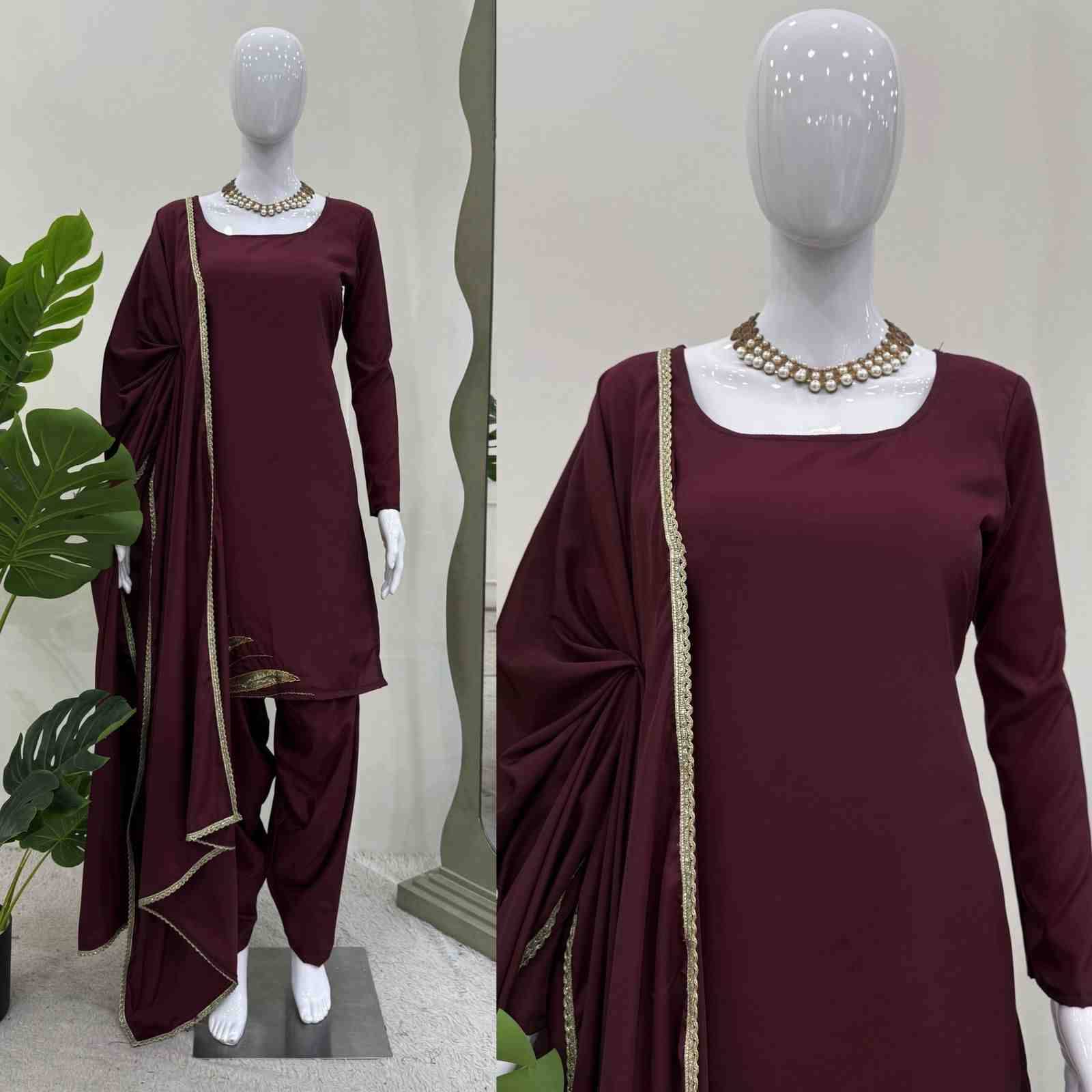 R-5871 By Fashid Wholesale Beautiful Stylish Fancy Colorful Casual Wear & Ethnic Wear Crepe Silk Dresses At Wholesale Price