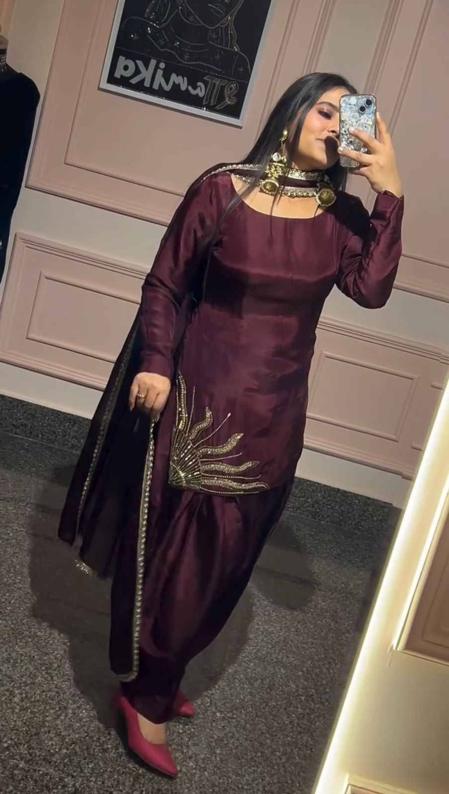 R-5871 By Fashid Wholesale Beautiful Stylish Fancy Colorful Casual Wear & Ethnic Wear Crepe Silk Dresses At Wholesale Price