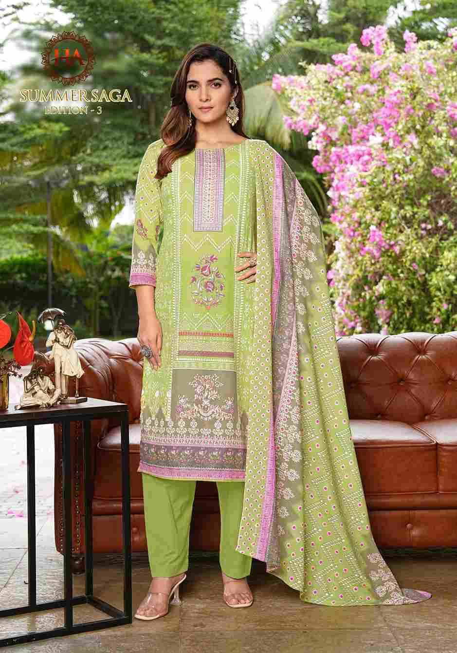 Summer Saga Vol-3 By Harshit Fashion Hub 2503-03-1 To 2503-03-8 Series Beautiful Festive Suits Stylish Fancy Colorful Casual Wear & Ethnic Wear Pure Cotton Dresses At Wholesale Price