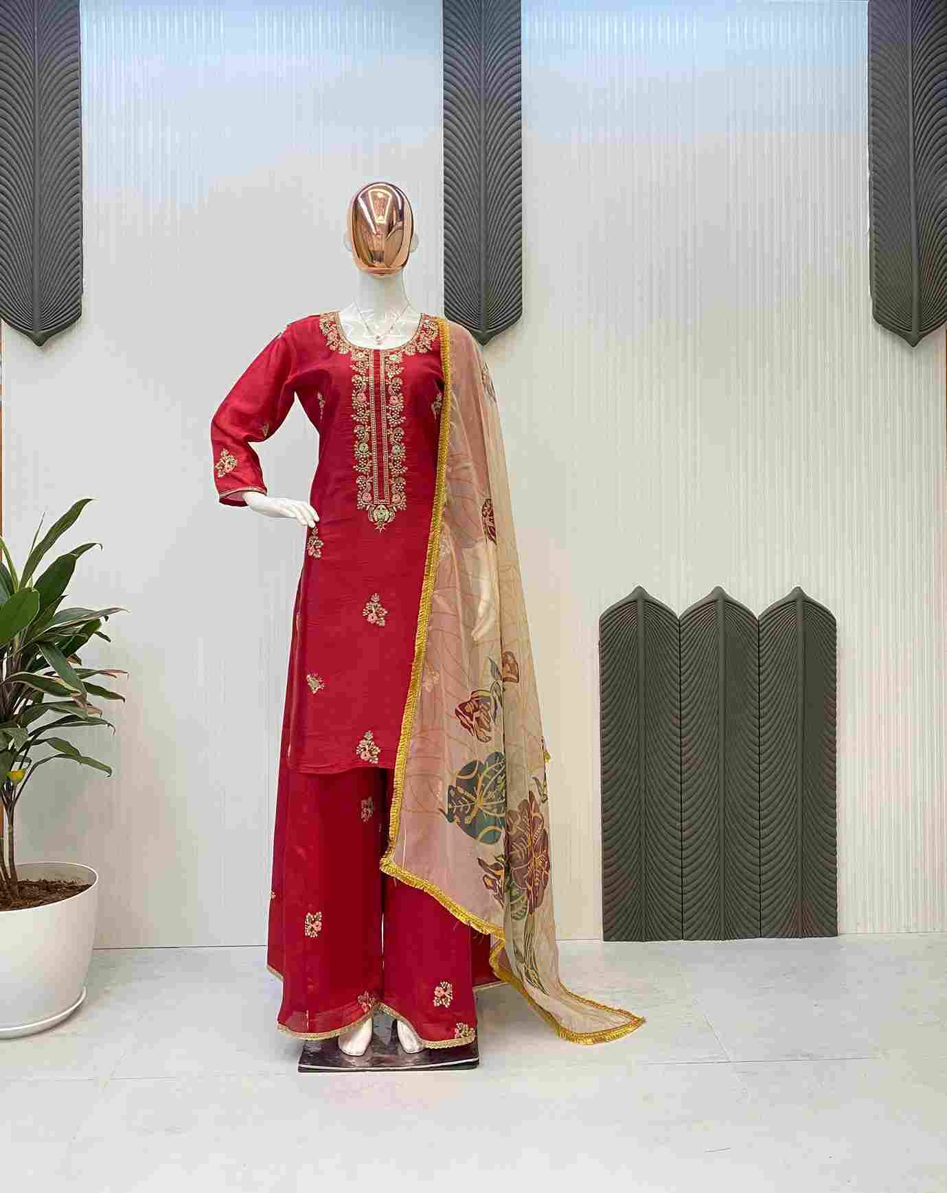 Le-1901 By Fashid Wholesale Beautiful Colorful Fancy Wedding Collection Occasional Wear & Party Wear Chinnon Dresses At Wholesale Price