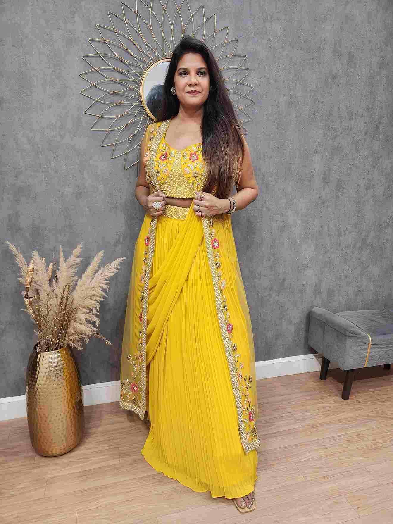 Le-1929 By Fashid Wholesale 01 To 03 Series Indian Traditional Wear Collection Beautiful Stylish Fancy Colorful Party Wear & Occasional Wear Georgette Lehenga Sarees At Wholesale Price