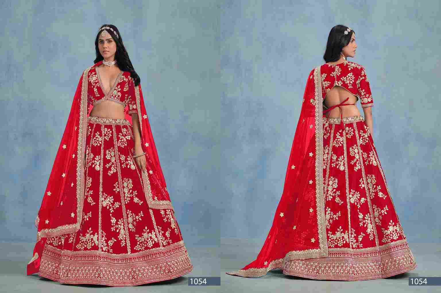 Sheilja By Mehvish 1051 To 1054 Series Designer Beautiful Collection Occasional Wear & Party Wear Art Silk Lehengas At Wholesale Price