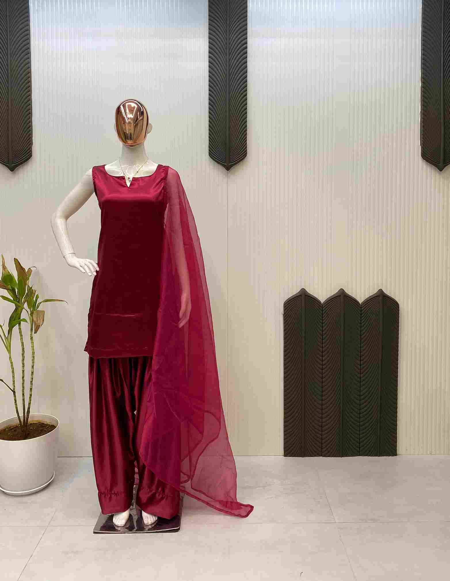 Le-1949 By Fashid Wholesale Beautiful Colorful Fancy Wedding Collection Occasional Wear & Party Wear Moss Satin Dresses At Wholesale Price