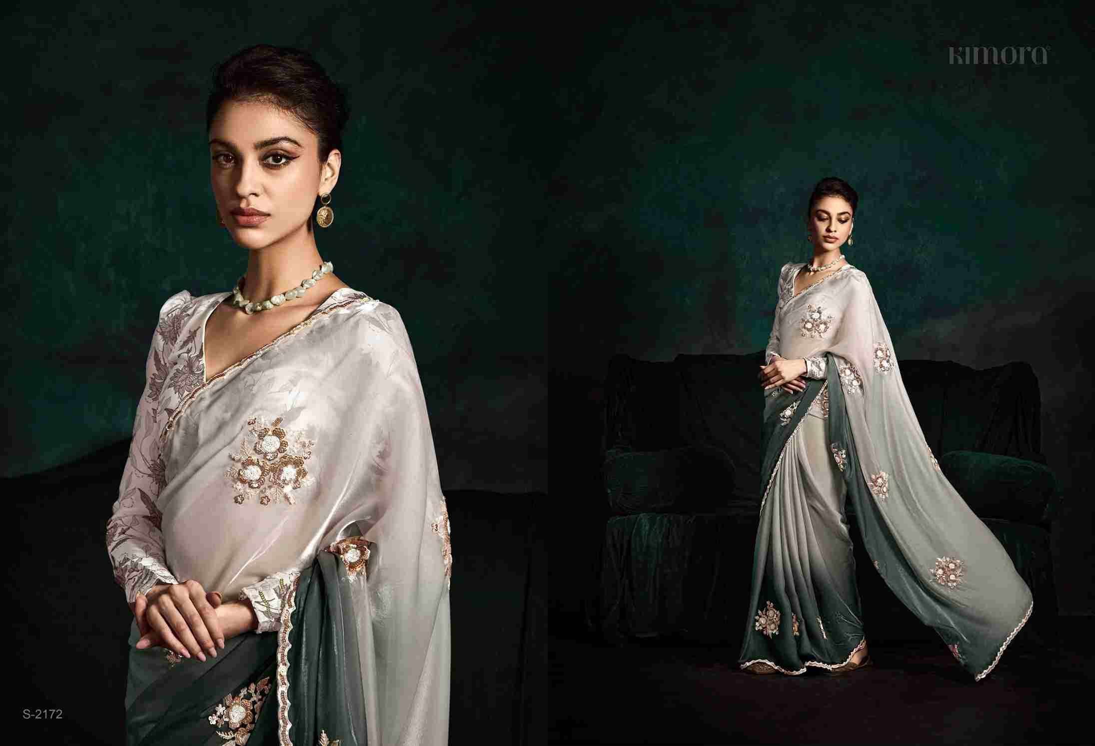 Rangat 2172 By Kimora Fashion 2172 To 2172-I Series Indian Traditional Wear Collection Beautiful Stylish Fancy Colorful Party Wear & Occasional Wear Fancy Sarees At Wholesale Price