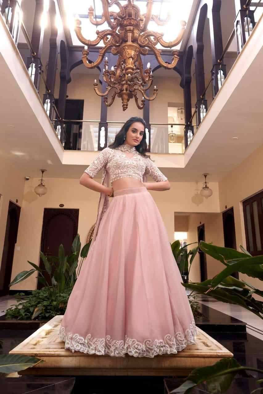 Saara By Fashid Wholesale 1439-A To 1439-D Series Beautiful Colorful Fancy Wedding Collection Occasional Wear & Party Wear Vichitra Silk/Georgette Lehengas At Wholesale Price