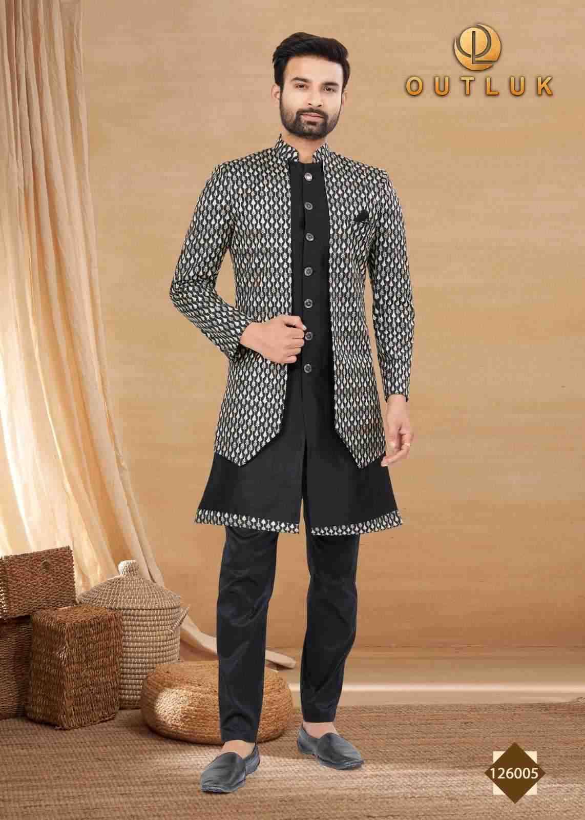 Outluk Premium Vol-126 By Outluk 126001 To 126012 Series Beautiful Colorful Stylish Fancy Casual Wear & Ethnic Wear & Ready To Wear Art Silk Kurtas With Pajamas At Wholesale Price