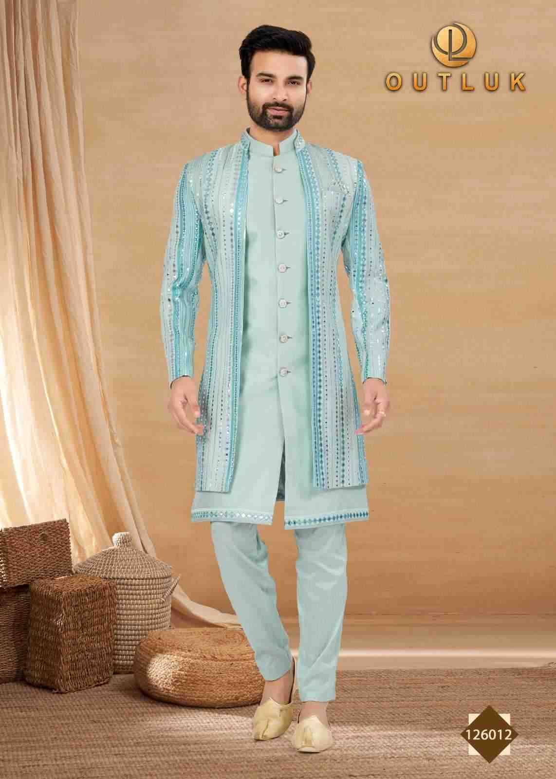 Outluk Premium Vol-126 By Outluk 126001 To 126012 Series Beautiful Colorful Stylish Fancy Casual Wear & Ethnic Wear & Ready To Wear Art Silk Kurtas With Pajamas At Wholesale Price