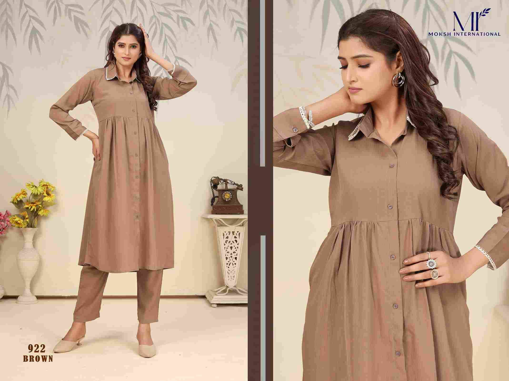 Ice Vol-1 By Moksh International 921 To 924 Series Designer Festive Suits Collection Beautiful Stylish Fancy Colorful Party Wear & Occasional Wear Cotton Kurtis With Bottom At Wholesale Price