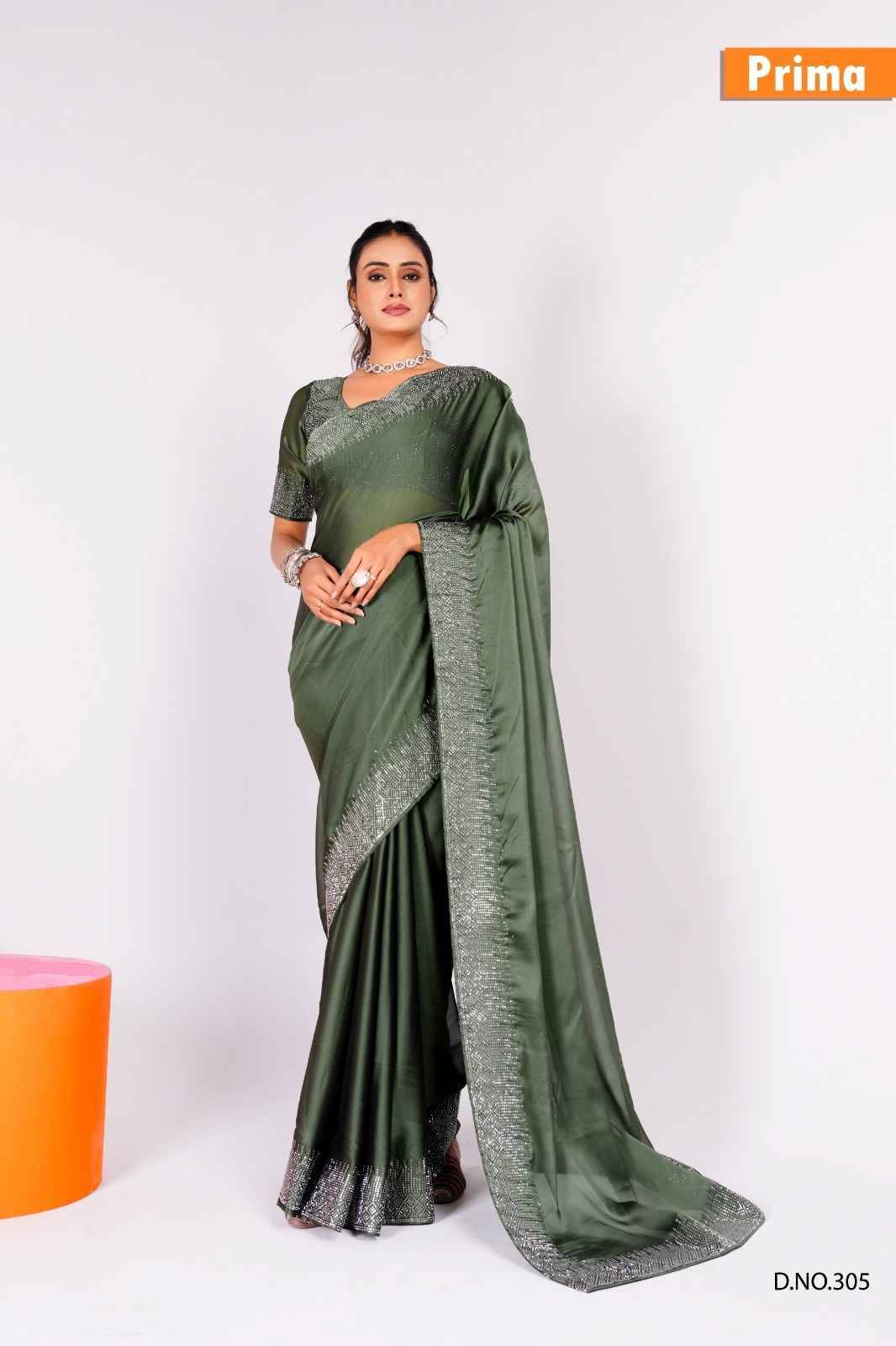 Prima 301 Series By Fashid Wholesale 301 To 305 Series Indian Traditional Wear Collection Beautiful Stylish Fancy Colorful Party Wear & Occasional Wear Rangoli Sarees At Wholesale Price