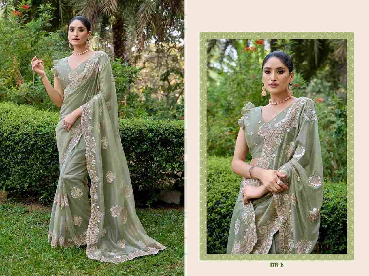 Durga 178 Colours By Fashid Wholesale 178-A To 178-E Series Indian Traditional Wear Collection Beautiful Stylish Fancy Colorful Party Wear & Occasional Wear Net Sarees At Wholesale Price