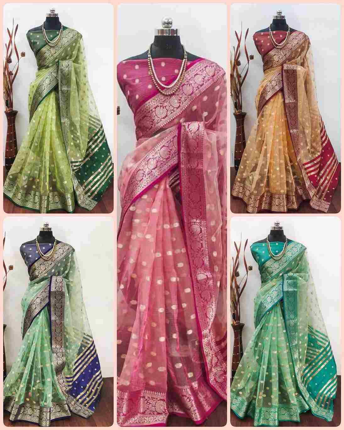Ab-102 By Fashid Wholesale 01 To 05 Series Indian Traditional Wear Collection Beautiful Stylish Fancy Colorful Party Wear & Occasional Wear Pure Kanjivaram Silk Sarees At Wholesale Price