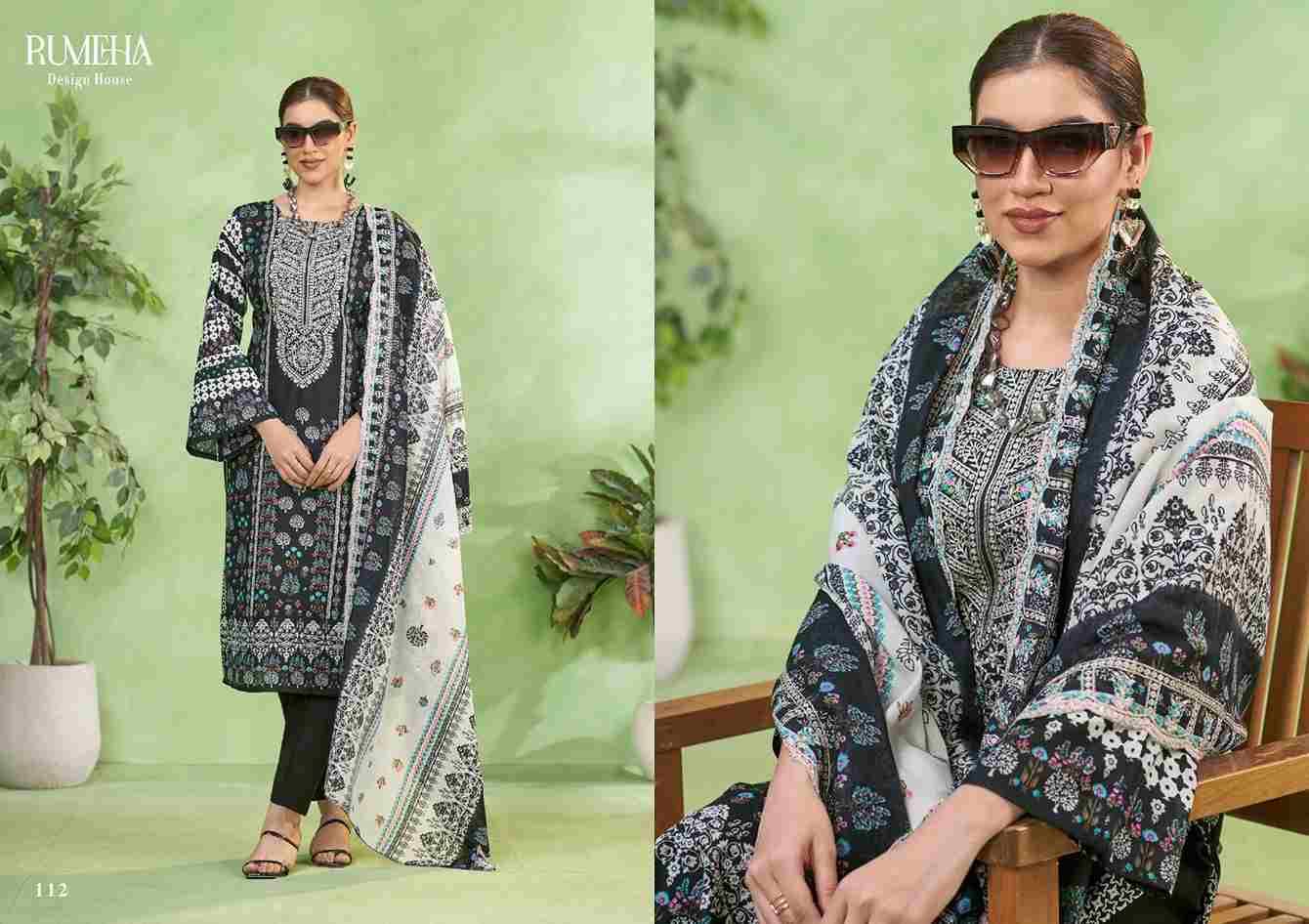 Dilkash Vol-2 By Rumeha 109 To 112 Series Beautiful Festive Suits Stylish Fancy Colorful Casual Wear & Ethnic Wear Cotton Print Dresses At Wholesale Price