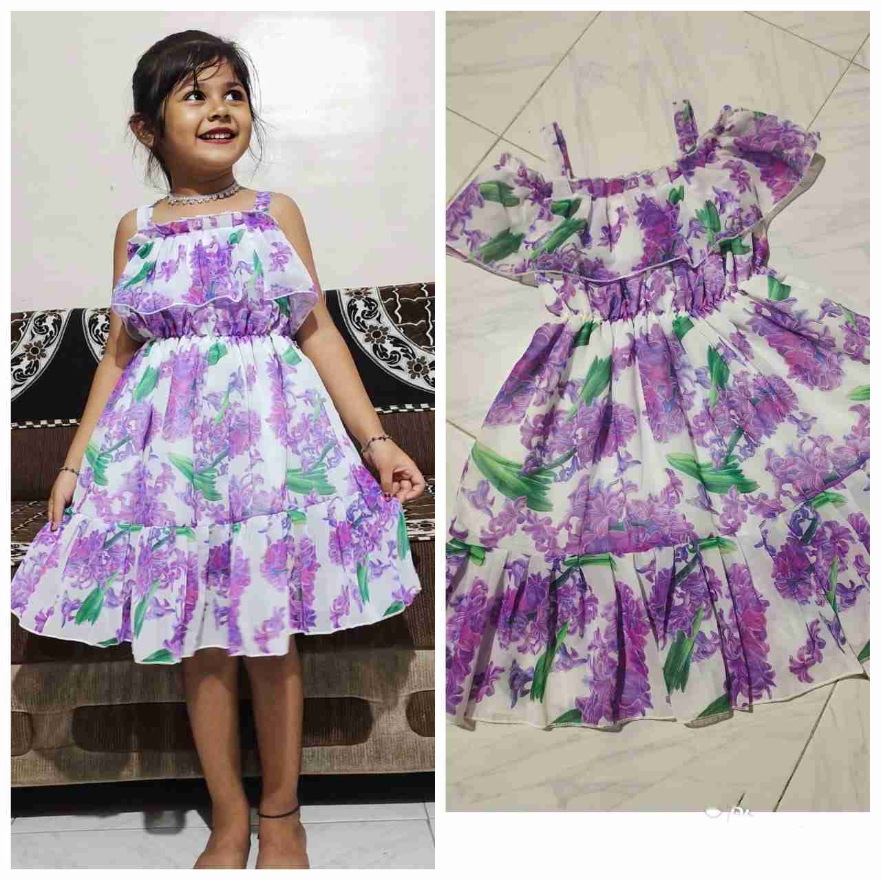 Pv-Kids-Gown Vol-4 By Fashid Wholesale 01 To 05 Series Designer Beautiful Collection Occasional Wear & Party Wear Pure Heavy Weightless Gowns At Wholesale Price