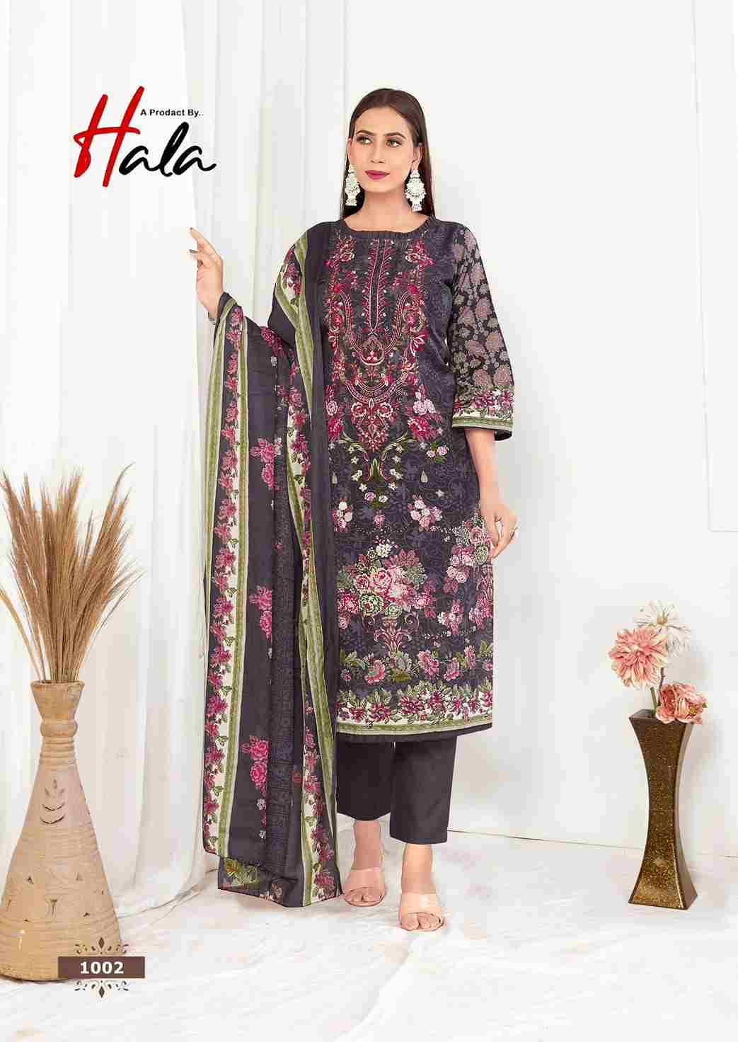 Aayat Vol-1 By Hala 1001 To 1008 Series Beautiful Festive Suits Stylish Fancy Colorful Casual Wear & Ethnic Wear Soft Cotton Digital Print Dresses At Wholesale Price