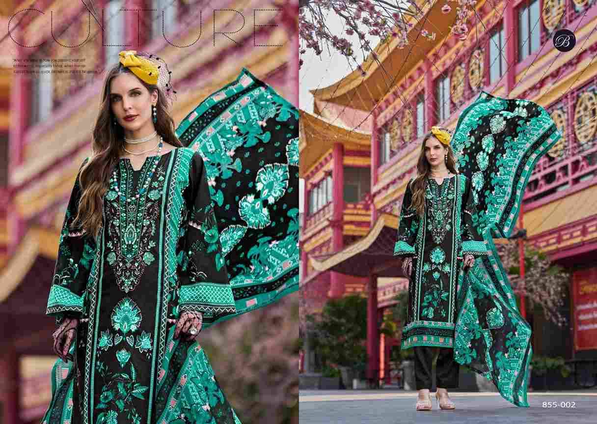 Naira Vol-109 By Belliza 855-001 To 855-008 Series Beautiful Festive Suits Stylish Fancy Colorful Casual Wear & Ethnic Wear Pure Cotton Print Dresses At Wholesale Price