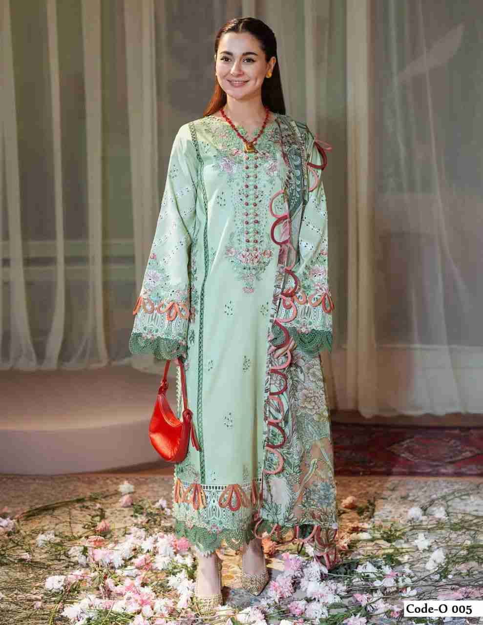 Ombre Intezar By Jade 001 To 006 Series Beautiful Festive Suits Stylish Fancy Colorful Casual Wear & Ethnic Wear Pure Cotton Print Dresses At Wholesale Price
