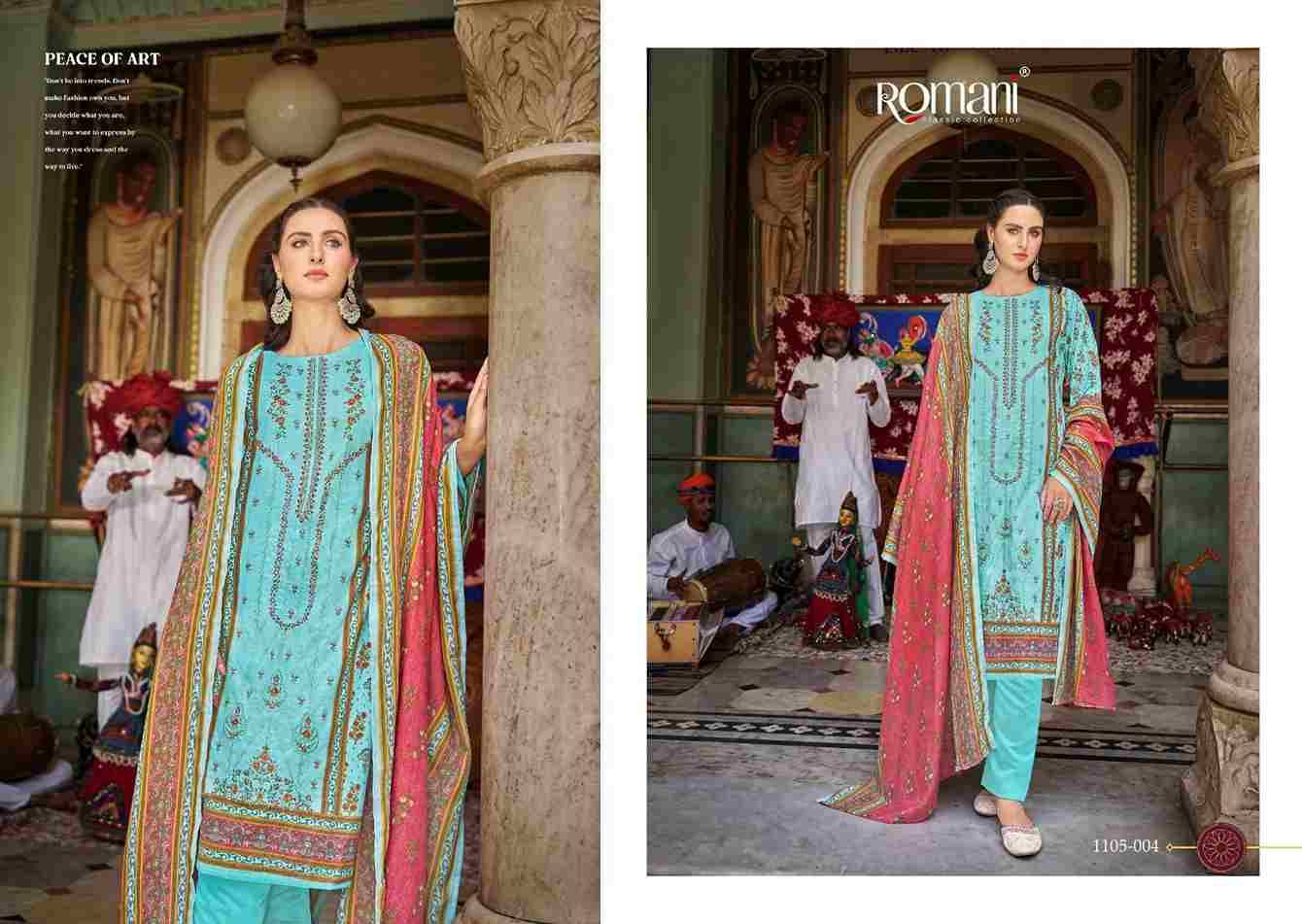Bin Karam By Romani 1105-001 To 1105-008 Series Beautiful Festive Suits Stylish Fancy Colorful Casual Wear & Ethnic Wear Soft Cotton Print Dresses At Wholesale Price