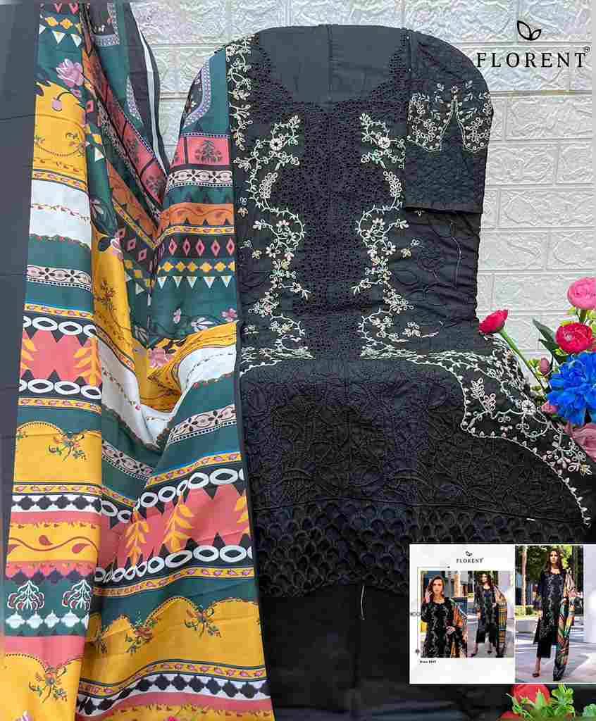 Florent Hit Design 1045 By Fashid Wholesale Beautiful Pakistani Suits Stylish Fancy Colorful Party Wear & Occasional Wear Pure Cotton Print Dresses At Wholesale Price