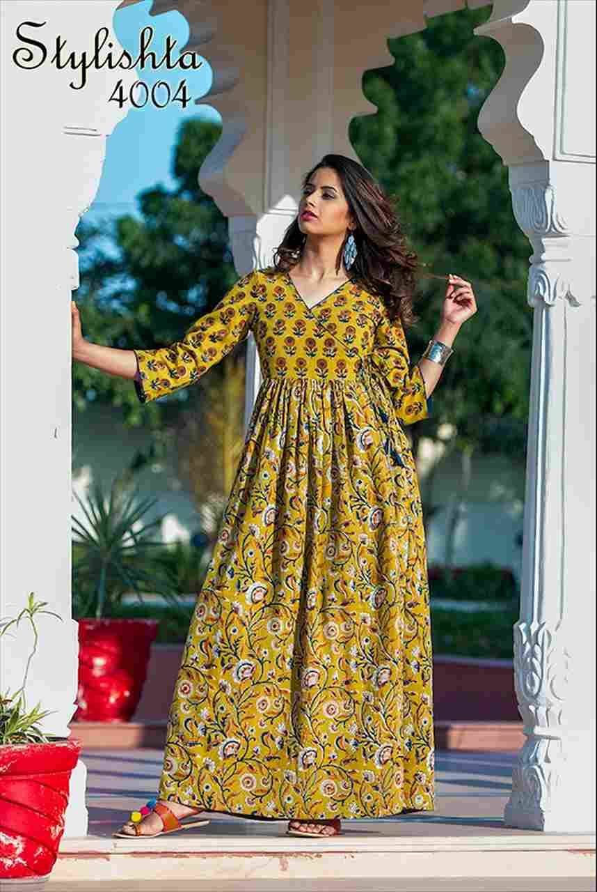 Stylishta Super Hits By Fashid Wholesale Series Beautiful Stylish Fancy Colorful Casual Wear & Ethnic Wear Pure Muslin Gowns At Wholesale Price