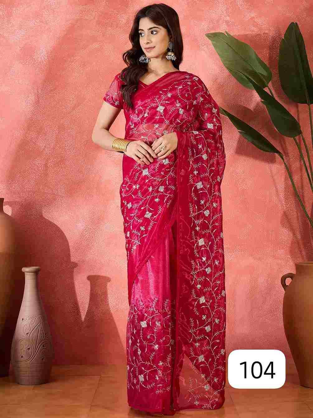 Carnival By PC 101 To 105 Series Indian Traditional Wear Collection Beautiful Stylish Fancy Colorful Party Wear & Occasional Wear Twill Net Sarees At Wholesale Price