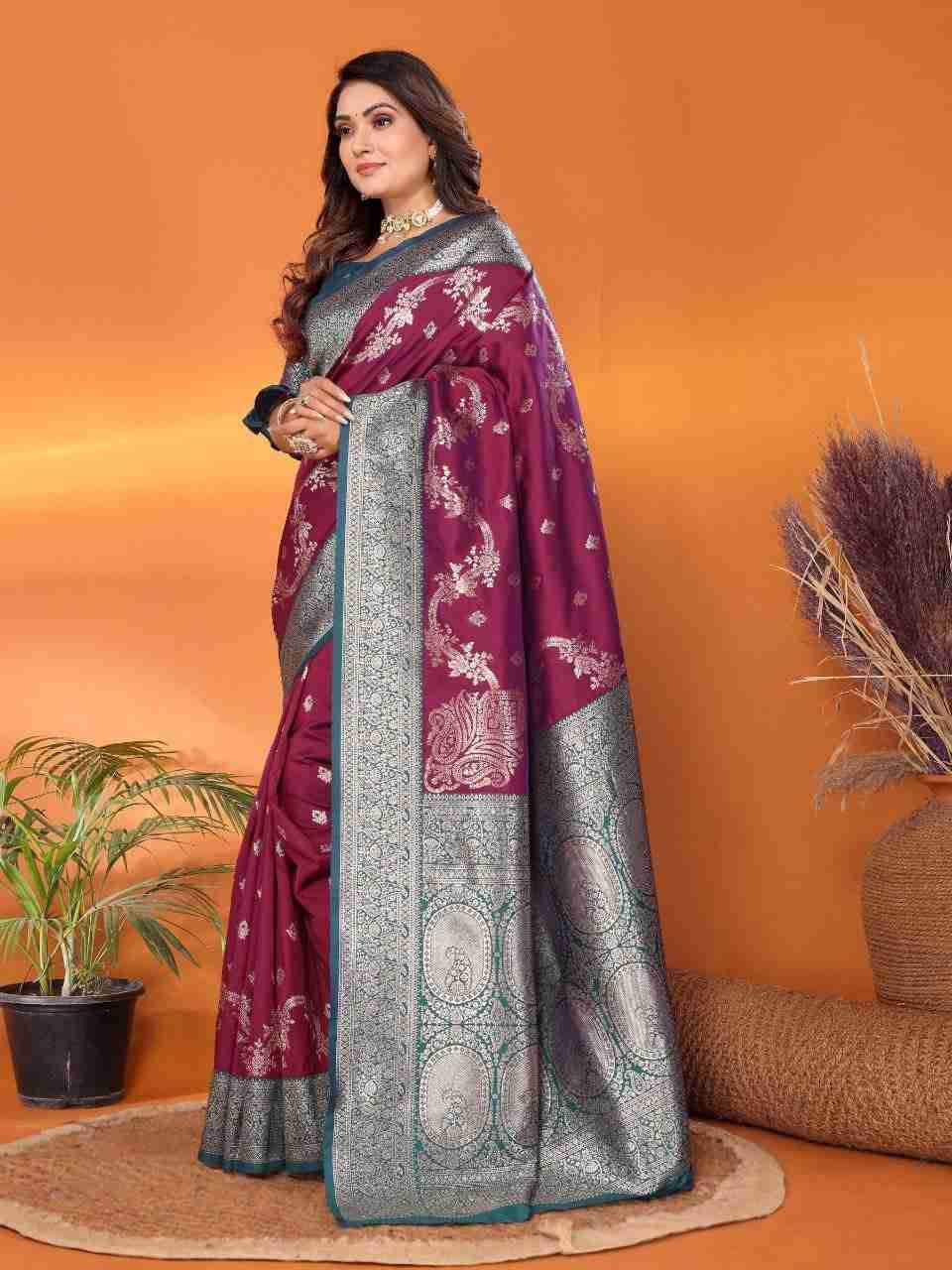 Mahrook By PC 101 To 106 Series Indian Traditional Wear Collection Beautiful Stylish Fancy Colorful Party Wear & Occasional Wear Banarasi Silk Sarees At Wholesale Price