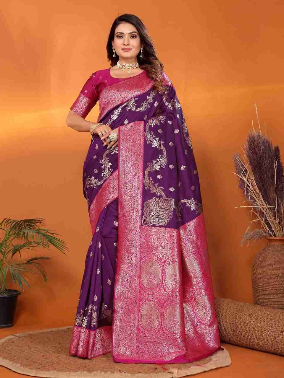 Mahrook By PC 101 To 106 Series Indian Traditional Wear Collection Beautiful Stylish Fancy Colorful Party Wear & Occasional Wear Banarasi Silk Sarees At Wholesale Price