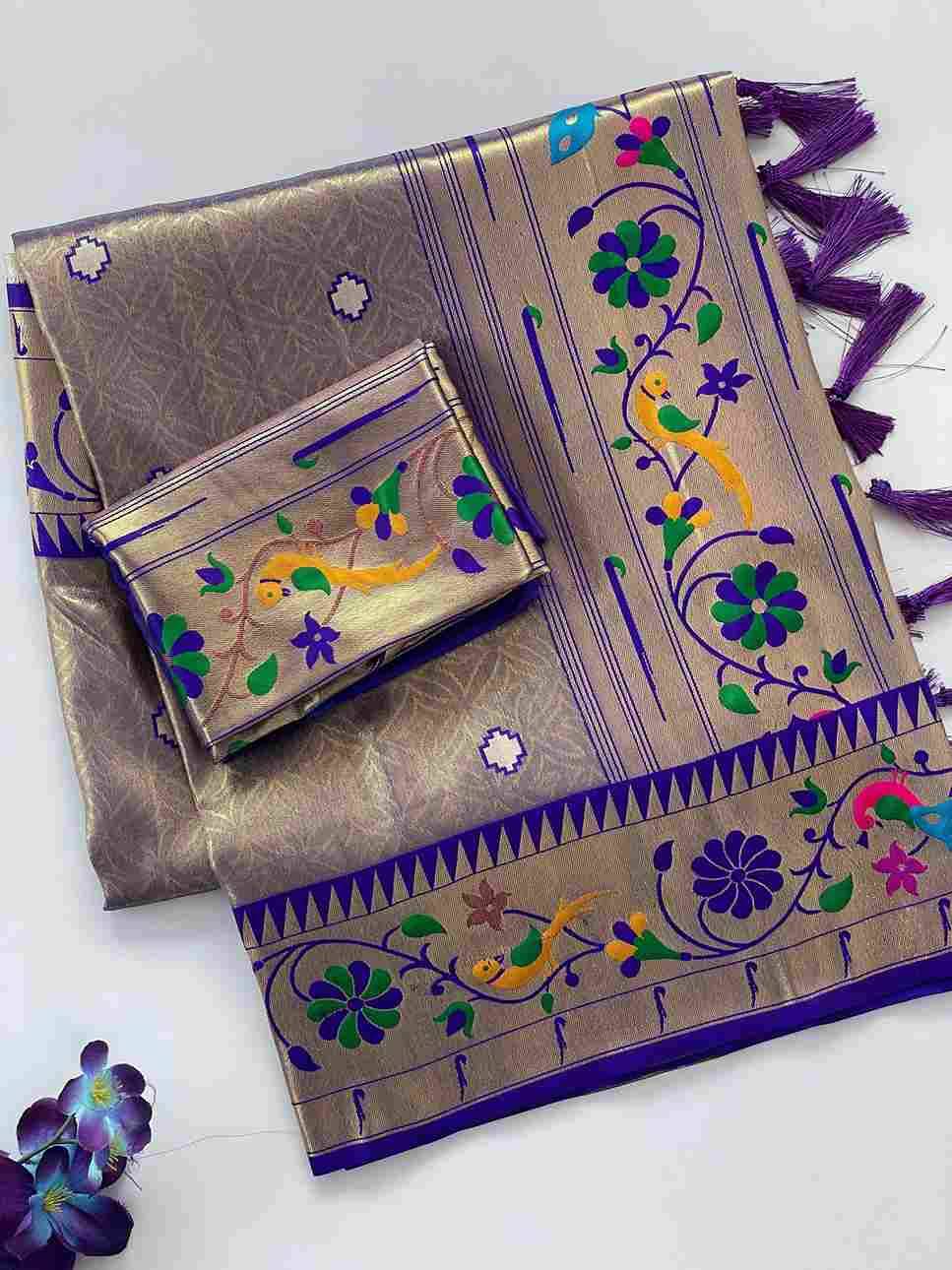 Vv-19 By Fashid Wholesale 01 To 05 Series Indian Traditional Wear Collection Beautiful Stylish Fancy Colorful Party Wear & Occasional Wear Pure Soft Tissue Silk Sarees At Wholesale Price