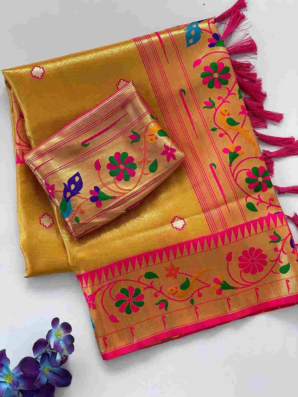 Vv-19 By Fashid Wholesale 01 To 05 Series Indian Traditional Wear Collection Beautiful Stylish Fancy Colorful Party Wear & Occasional Wear Pure Soft Tissue Silk Sarees At Wholesale Price