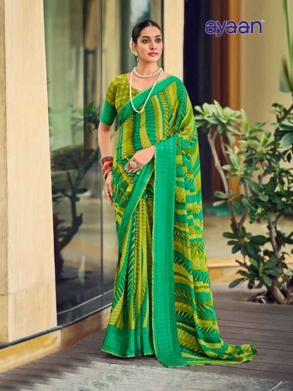 Ayaan By Kesari 01 To 24 Series Indian Traditional Wear Collection Beautiful Stylish Fancy Colorful Party Wear & Occasional Wear Georgette Sarees At Wholesale Price