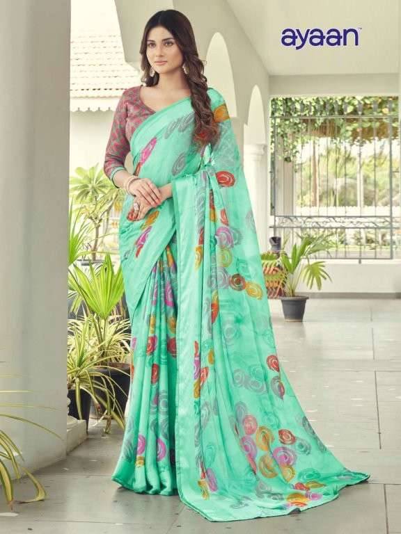Ayaan By Kesari 01 To 24 Series Indian Traditional Wear Collection Beautiful Stylish Fancy Colorful Party Wear & Occasional Wear Georgette Sarees At Wholesale Price